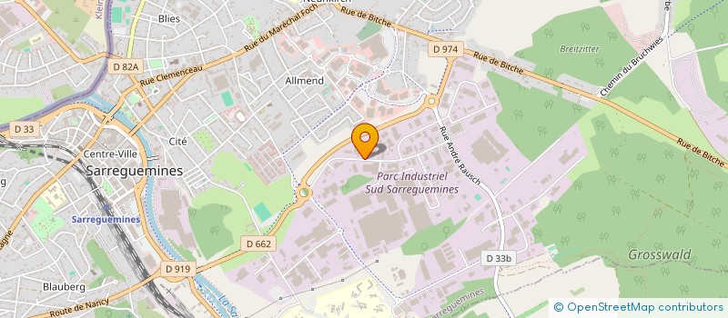 localisation de l'entreprise SCI JUAN à SARREGUEMINES