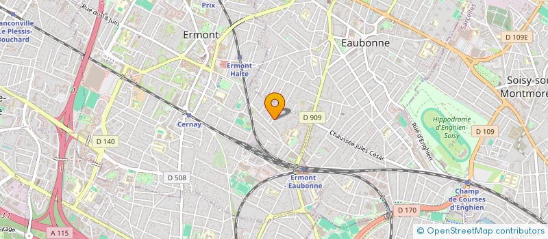 localisation de l'entreprise SCI JUAN à ERMONT