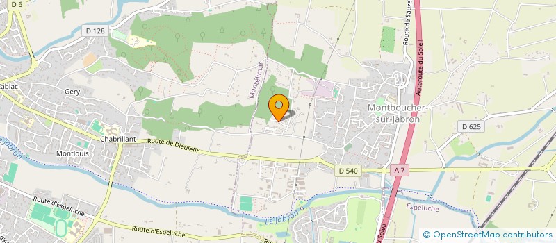localisation de l'entreprise SCI JUAN  MONTBOUCHER-SUR-JABRON