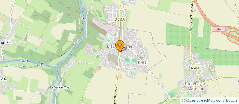 localisation de l'entreprise SCI JUAN LUSTEFLO  MAY-SUR-ORNE