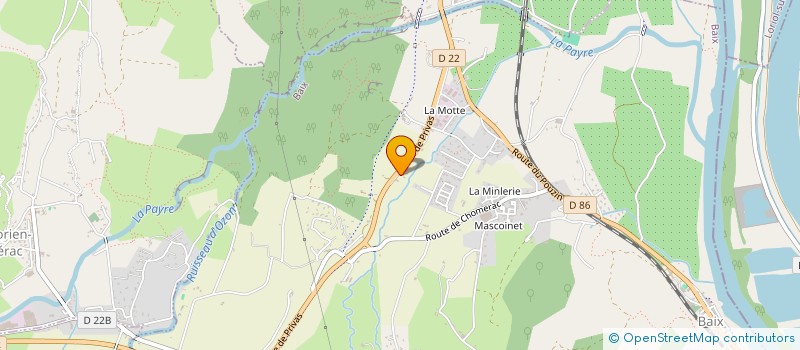 localisation de l'entreprise SCI JUANACAS  BAIX