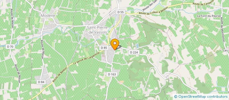 localisation de l'entreprise SCI JUANCHA  SAINT-PIERRE-DE-VASSOLS