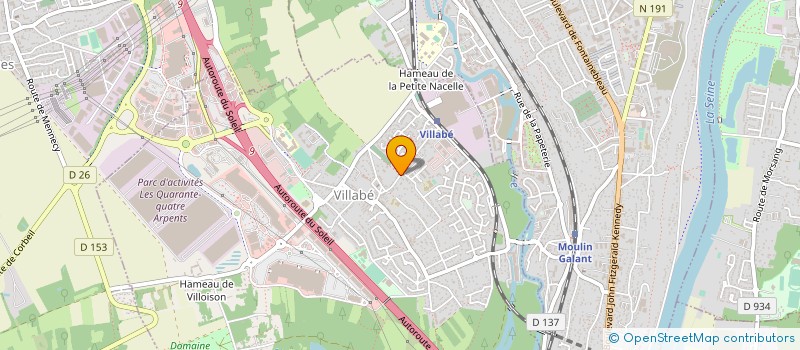 localisation de l'entreprise SCI JUANIM  VILLABE