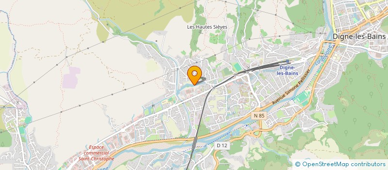 localisation de l'entreprise SCI JUANIN à DIGNE-LES-BAINS