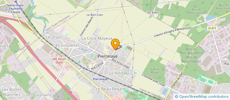 localisation de l'entreprise SCI JUANITOS  PIERRELAYE