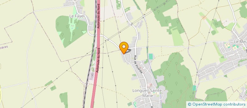 localisation de l'entreprise SCI JUANNE  LONGUEIL-SAINTE-MARIE