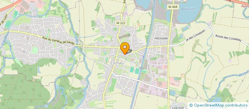 localisation de l'entreprise SCI JUANOLA 1  ESCHAU