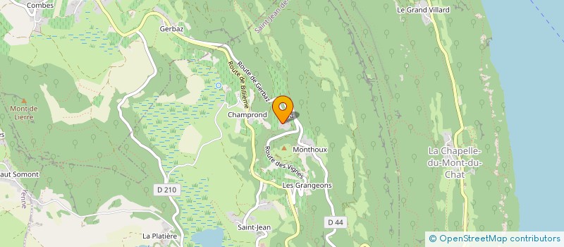 localisation de l'entreprise SCI JUB2M  SAINT-JEAN-DE-CHEVELU