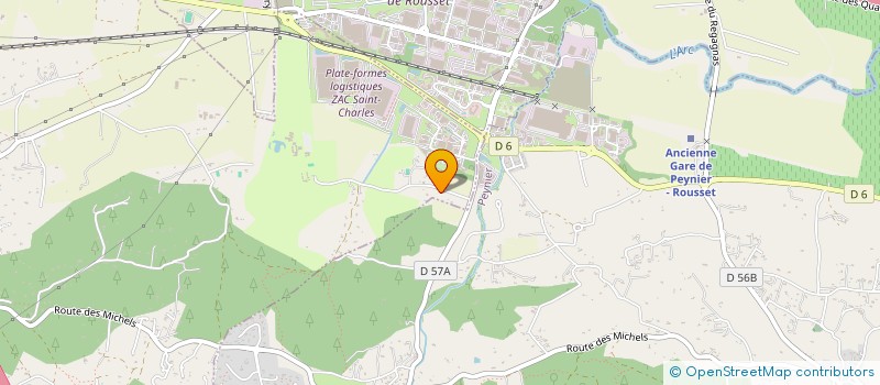 localisation de l'entreprise SCI JUBACO  FUVEAU