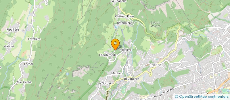 localisation de l'entreprise SCI JUBANE  LA TRONCHE