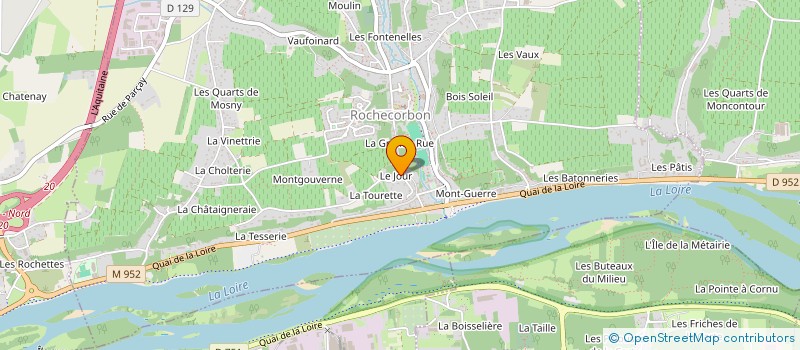 localisation de l'entreprise SCI JUBAR à ROCHECORBON