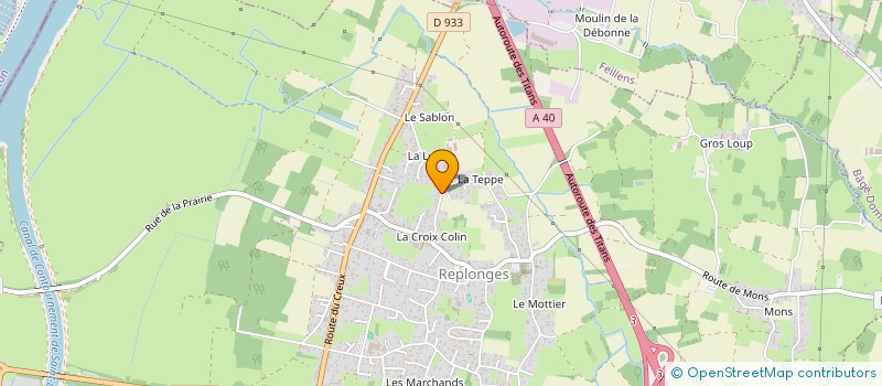 localisation de l'entreprise SCI JUBE 74 à REPLONGES
