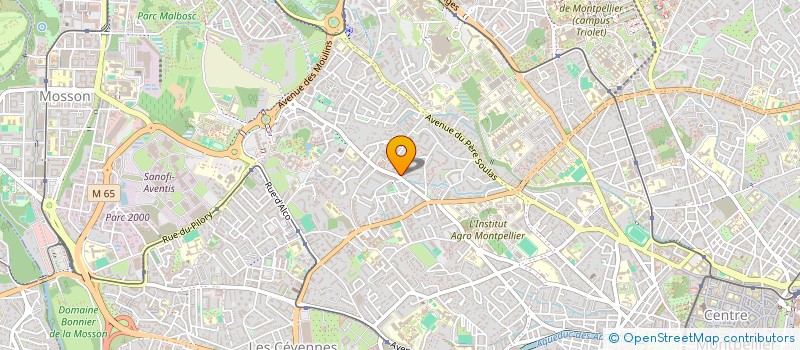 localisation de l'entreprise SCI JUBILACION à MONTPELLIER