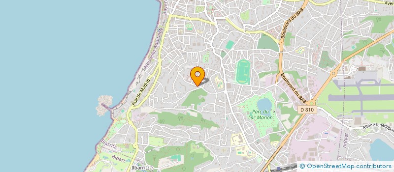 localisation de l'entreprise SCI JUBILATION à BIARRITZ