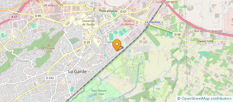 localisation de l'entreprise SCI JUBILE à LA GARDE