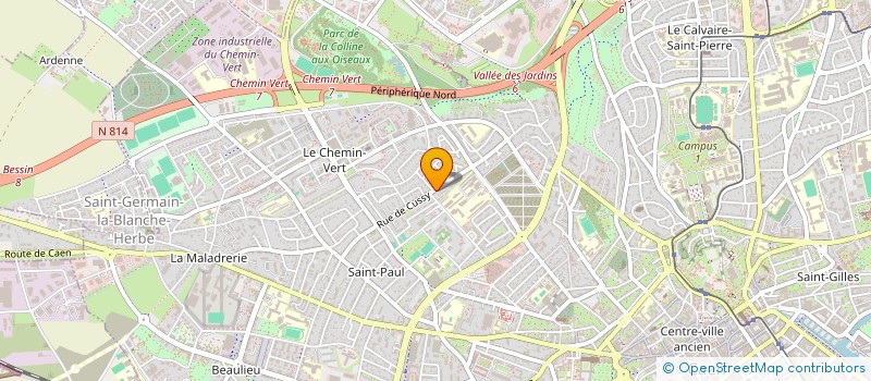 localisation de l'entreprise SCI JUBLEU à CAEN