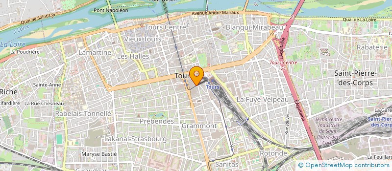 localisation de l'entreprise SCI JUBOLA  TOURS