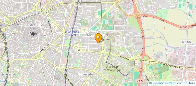 localisation de l'entreprise SCI JUBRIMO à DIJON