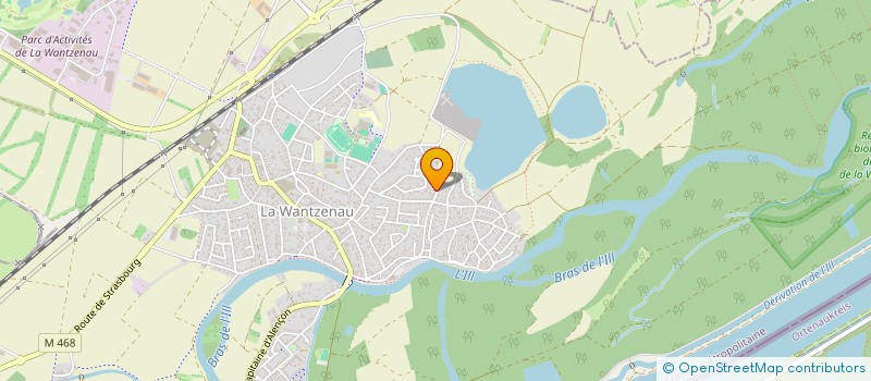 localisation de l'entreprise SCI JUC  LA WANTZENAU