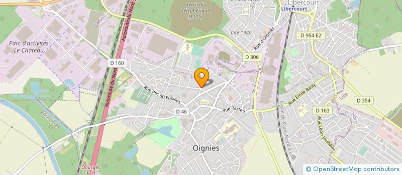 localisation de l'entreprise SCI JUCA  OIGNIES