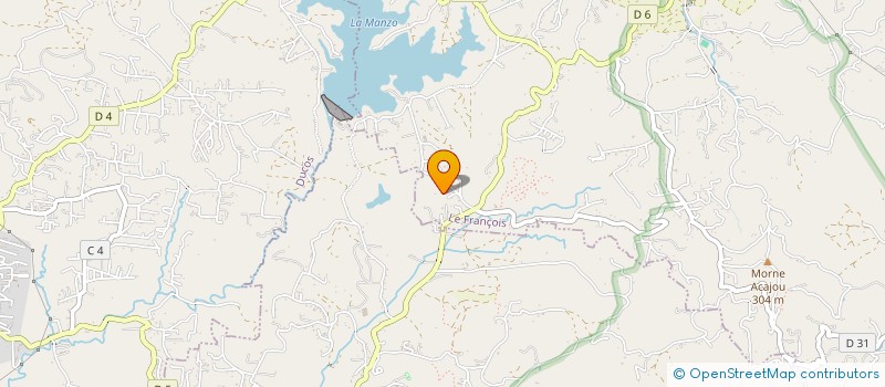 localisation de l'entreprise SCI JUCAFRAMS  LE FRANCOIS