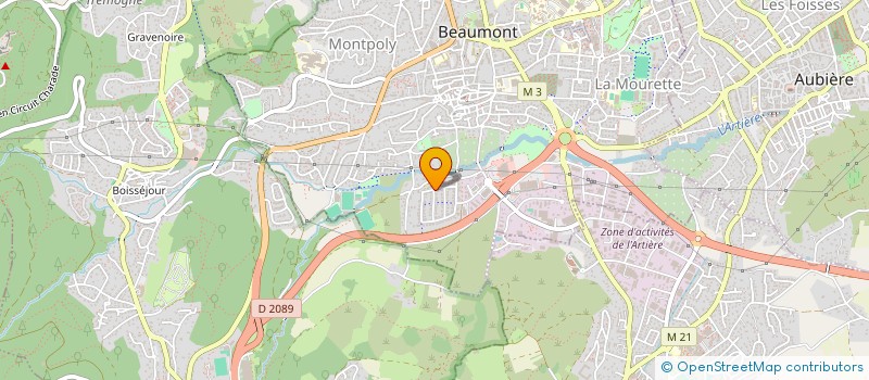 localisation de l'entreprise SCI JUCAMED  BEAUMONT