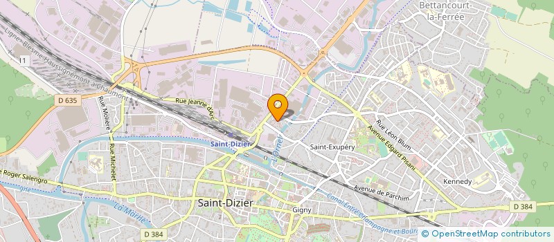 localisation de l'entreprise SCI JUCAR à SAINT-DIZIER