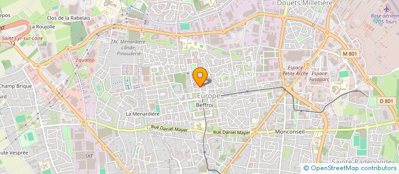 localisation de l'entreprise SCI JUCASEN  TOURS