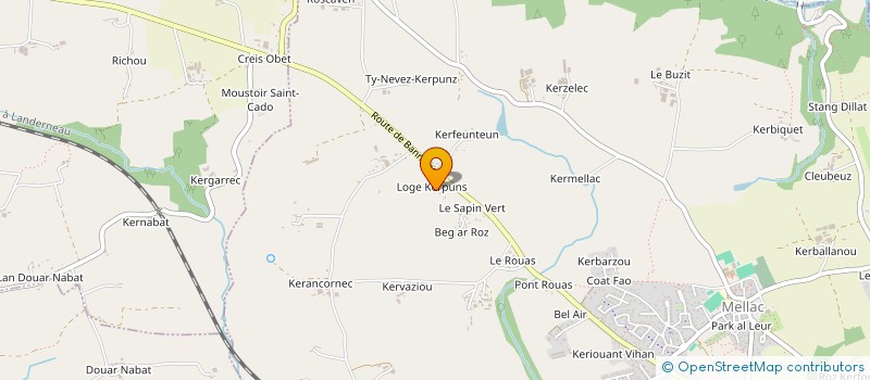 localisation de l'entreprise SCI JUCEL  MELLAC