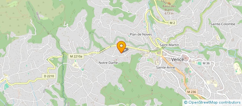 localisation de l'entreprise SCI JUCEME  VENCE