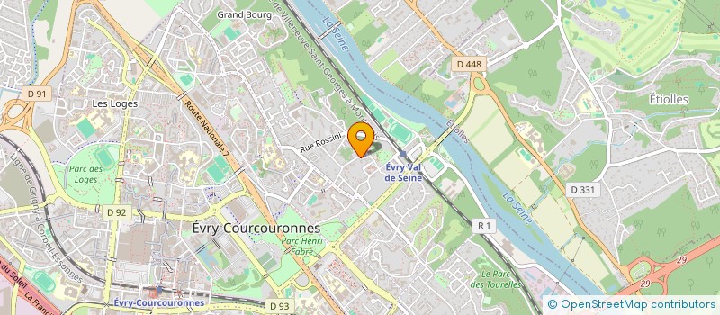 localisation de l'entreprise SCI JUCEPI à EVRY-COURCOURONNES