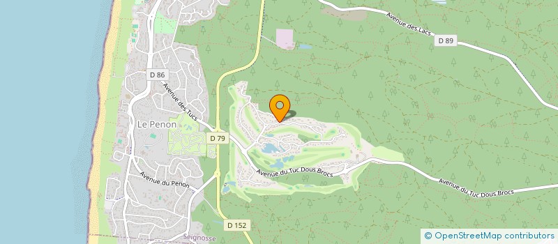 localisation de l'entreprise SCI JUCHABEN  SEIGNOSSE