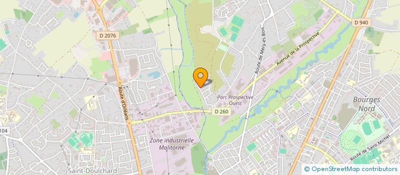 localisation de l'entreprise SCI JUCHET  BOURGES