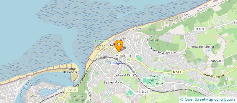 localisation de l'entreprise SCI JUCI  HOULGATE