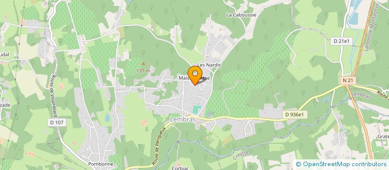 localisation de l'entreprise SCI JUCLOT  LEMBRAS