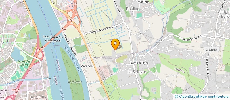 localisation de l'entreprise SCI JUCY  BOULIAC