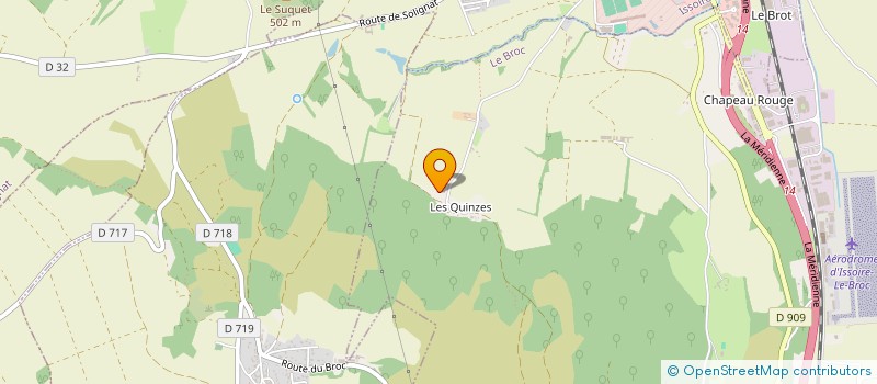 localisation de l'entreprise SCI JUDAGONE  ISSOIRE