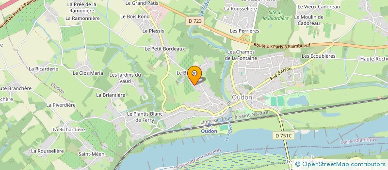 localisation de l'entreprise SCI JUDAMIES  OUDON