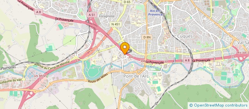 localisation de l'entreprise SCI JUDE à AIX-EN-PROVENCE