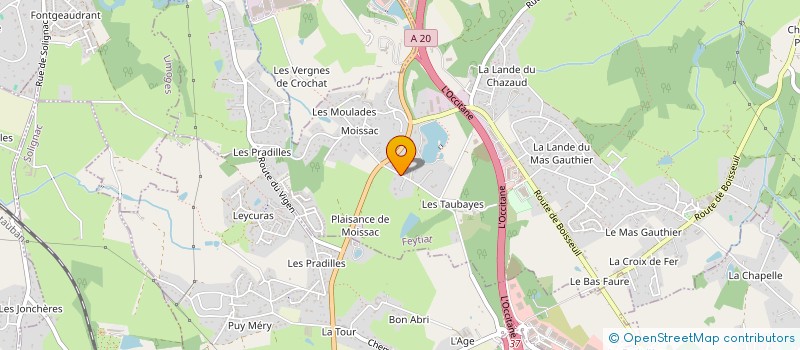localisation de l'entreprise SCI JUDE.SC  FEYTIAT