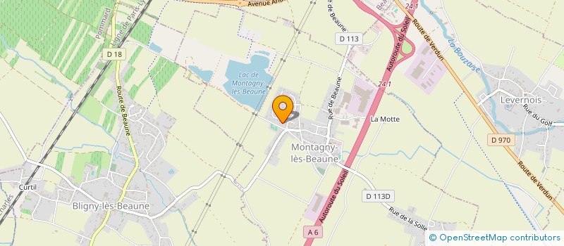 localisation de l'entreprise SCI JUDEL  MONTAGNY-LES-BEAUNE