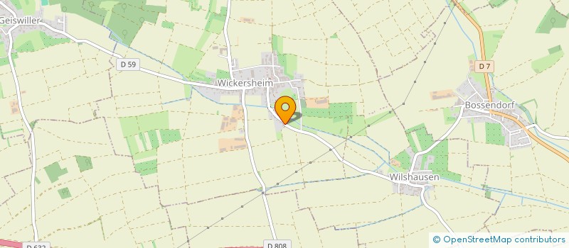 localisation de l'entreprise SCI JUDENGASSEL  WICKERSHEIM-WILSHAUSEN