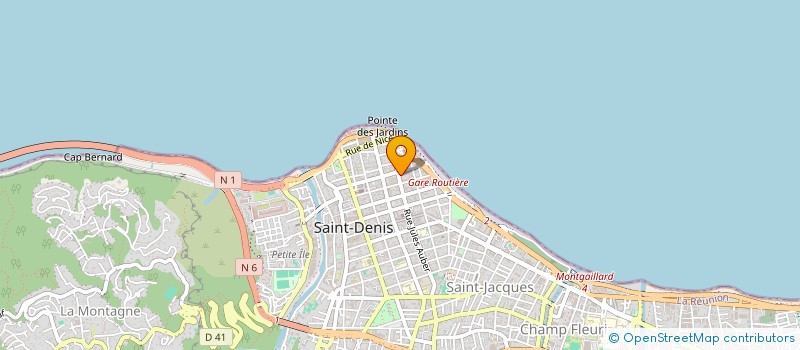 localisation de l'entreprise SCI JUDEV  SAINT-DENIS