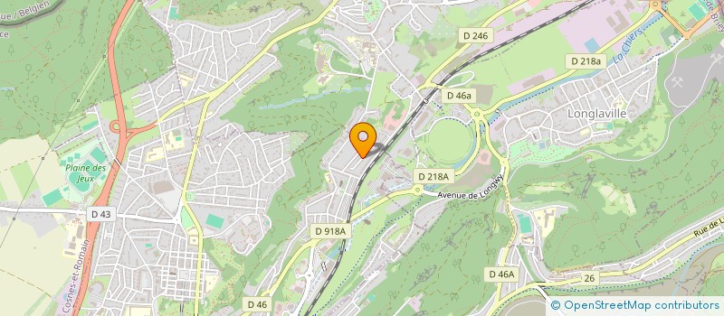 localisation de l'entreprise SCI JUDICA à LONGWY