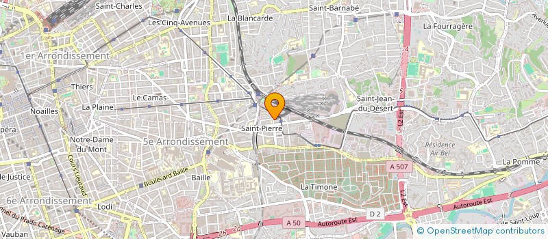 localisation de l'entreprise SCI JUDOCA  MARSEILLE