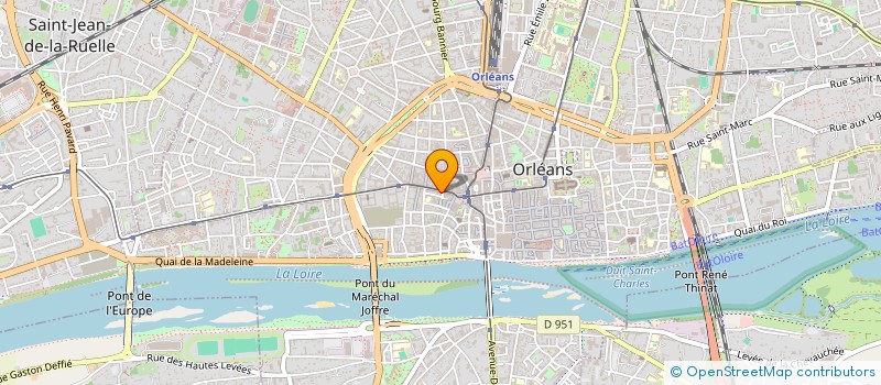 localisation de l'entreprise SCI JUDOMARIE à ORLEANS