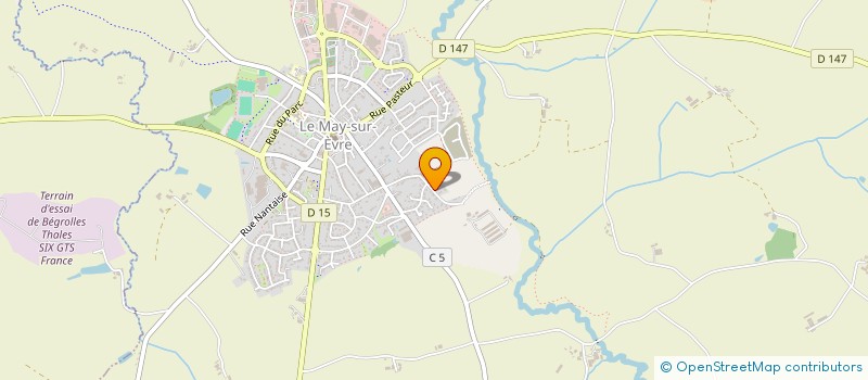 localisation de l'entreprise SCI JUDOUM  LE MAY-SUR-EVRE