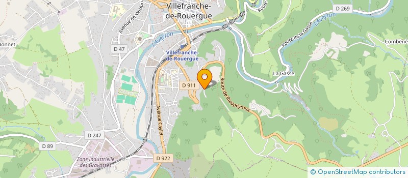 localisation de l'entreprise SCI JUEN  VILLEFRANCHE-DE-ROUERGUE