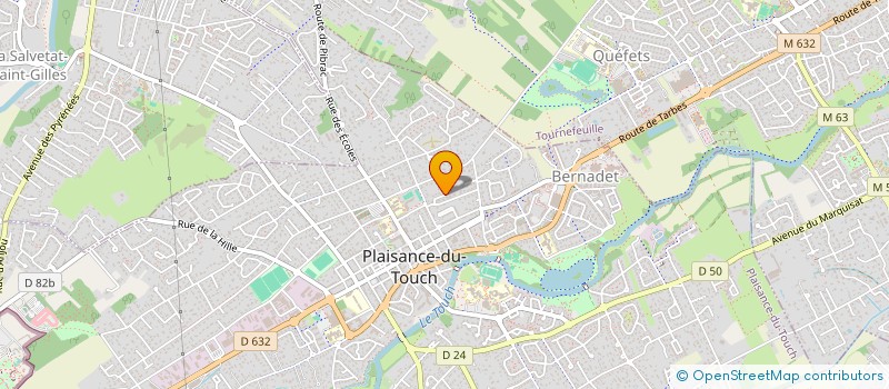 localisation de l'entreprise SCI JUFA  PLAISANCE-DU-TOUCH