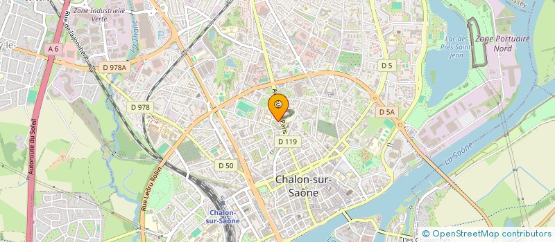 localisation de l'entreprise SCI JUFAMA à CHALON-SUR-SAONE
